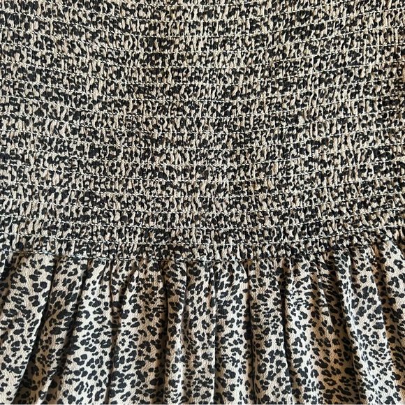 American Eagle | Tie-Sleeve Smocked Mini Dress - Picture 3 of 3